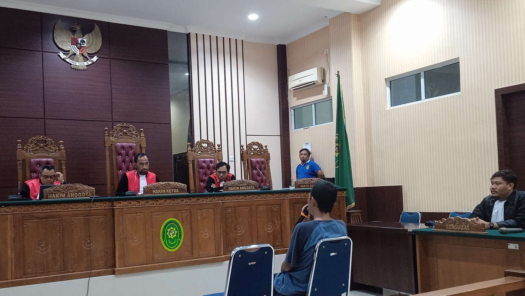 Purwanto, Terdakwa Penjual Sapi, Aset Desa Berakit Bintan Disidang di ...