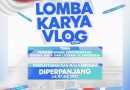 Perpanjangan! Lomba Karya Vlog Literasi 2025 Diperpanjang hingga 7 Juli
