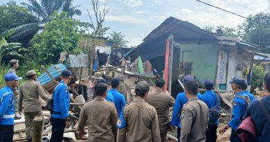 Tim Terpadu Kota Batam Bongkar Bangunan Kos-kosan yang Jadi Sarang Narkoba di Kawasan Ruli Kampung Madani