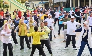 Gubernur Ansar Pimpin Gerakan Kamis Bergotong Royong di Penyengat, Senam Sehat dan Penanaman 200 Pohon Buah 