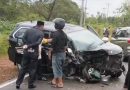 Tiga Mobil Toyota Tabrakan Beruntun di Tembeling Bintan, Empat Orang Dilarikan ke Rumah Sakit
