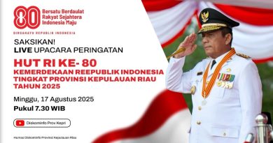 Mari Ikuti Upacara Peringatan Detik-detik Kemerdekaan RI ke-80 Diselenggarakan Pemprov Kepri