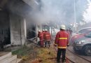 Kebakaran Gedung Kosong di Pelabuhan ASDP Tanjung Uban, Diduga Akibat Konsleting Listrik