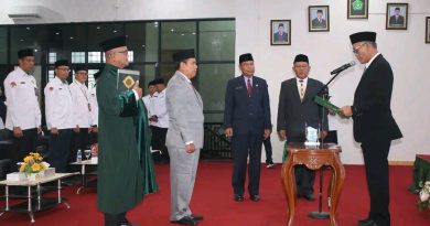 Zamroni Resmi Dilantik sebagai Kepala Kemenag Lingga