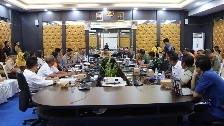 Bupati Roby Pimpin Rakor dan FGD Kesiapsiagaan Bencana Kabupaten Bintan 2025