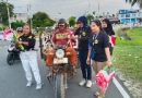 Menjelang HUT RI ke-80, Gagak Hitam Lingga Bagikan Ratusan Bendera Merah Putih