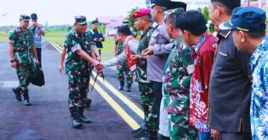 Ketua Komisi II DPRD Lingga Sambut Dankodiklat TNI Tinjau Kesiapan Latgabma Super Garuda Shield 2025