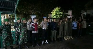 Patroli Gabungan TNI-Polri dan Satpol PP Jaga Kondusivitas Lingga