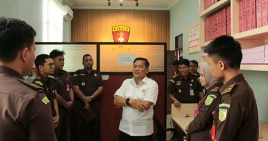 Kejati Kepri Laksanakan Inspeksi Pemantauan di Kejari Lingga