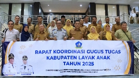 Pemkab Bintan Gelar Rakor Evaluasi Penyelenggaraan Kabupaten Layak Anak 2025