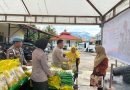Polsek Daik Lingga dan Bulog Gelar Gerakan Pangan Murah