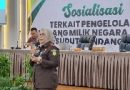 Sosialisasi di BP Bintan, Wakajati Kepri Tekankan Pentingnya Tata Kelola dan Mitigasi Risiko dalam Pengelolaan Keuangan Negara.