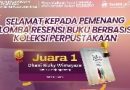 Dinas Perpustakaan dan Kearsipan Provinsi Kepulauan Riau Ucapkan Selamat kepada Pemenang Lomba Resensi Buku 2025