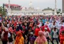 Ribuan Warga Padati Dataran Engku Putri, Senam Sehat Kota Batam 2025 Berlangsung Meriah