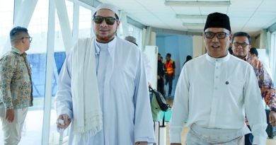 Wagub Nyanyang Sambut Habib Jindan, Khatib Sholat Jumat di Masjid Al-Hikmah Tanjungpinang