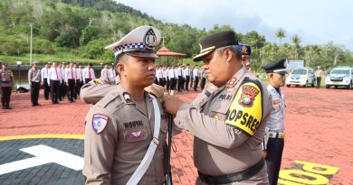 Polres Lingga Gelar Apel Operasi Zebra Seligi 2025, Fokuskan Edukasi dan Ketertiban Lalu Lintas