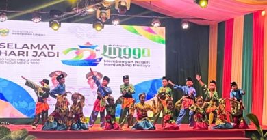 Pembukaan Malam Pertunjukan Kesenian Meriahkan Hari Jadi Lingga ke-22, Satpol PP dan Damkar Lakukan PAM