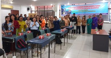 Kemenag Tanjungpinang Gelar Pelatihan Peningkatan Kompetensi Guru Agama Buddha 2025