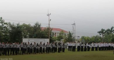 Kanwil Kemenkum Kepri Gelar Apel Gabungan, Perkuat Sinergi Empat Unit Vertikal