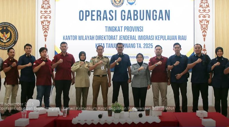 Operasi Gabungan Imigrasi di Kepri: Pengawasan WNA Diperketat, Koordinasi Antarinstansi Kian Solid