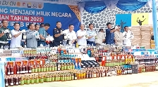 Bea Cukai Batam Musnahkan 136 TonBarang yang Menjadi Milik Negara.Nilai Estimasi Capai Rp15, 8 Miliar