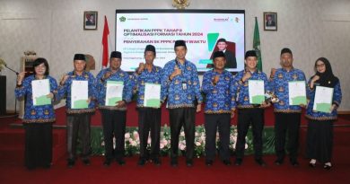 Tiga Pegawai Kemenag Tanjungpinang Terima SK PPPK Paruh Waktu, Erizal Tekankan Integritas dan Semangat Baru