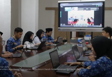 Kanwil Kemenkum Kepri Dorong Keseragaman Produk Hukum Daerah Lewat Sosialisasi SOP Harmonisasi