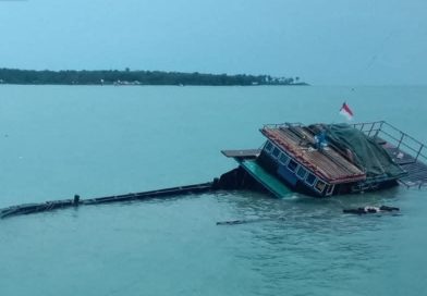 KM Sinar Budi Tenggelam di Perairan Dabo Singkep, Seluruh ABK Berhasil Diselamatkan