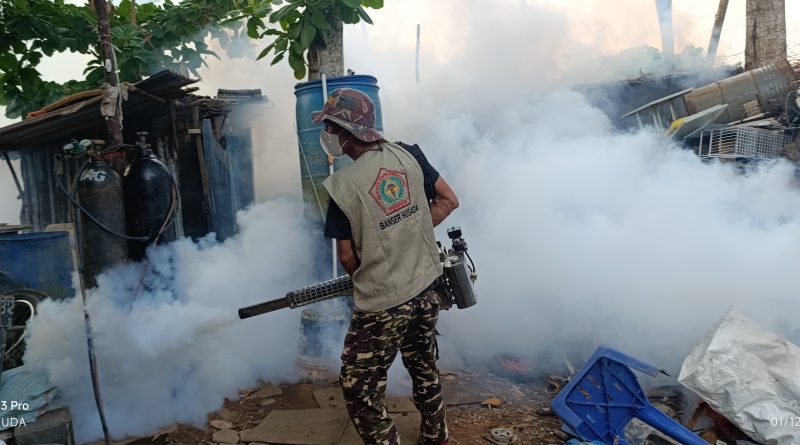 Relawan Ansor–Banser Tanjungpinang Gelar Fogging, Ajak Warga Gencarkan 3M Cegah DBD