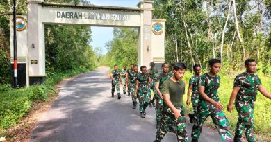 Danpuslatpurmar 9 DBS Ajak Prajurit Rutin Berolahraga Lewat Hanmars 10 Km