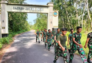 Danpuslatpurmar 9 DBS Ajak Prajurit Rutin Berolahraga Lewat Hanmars 10 Km