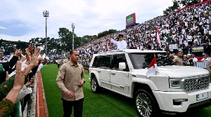 Presiden Prabowo Hadiri Mujahadah Kubro Satu Abad NU di Malang