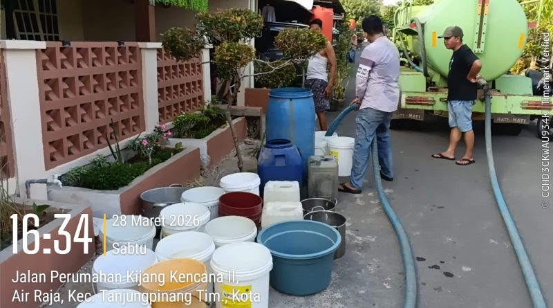 Gerak Cepat Pemko Tanjungpinang, 75 Ton Air Bersih Disalurkan: Distribusi Masih Terus Berlanjut