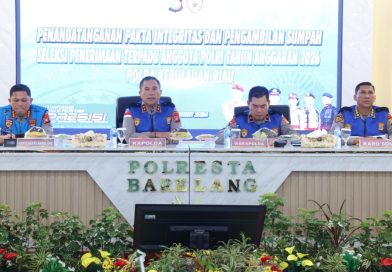 Kapolda Kepri Pimpin Pakta Integritas, Tegaskan Seleksi Polri 2026 Bersih dan Transparan