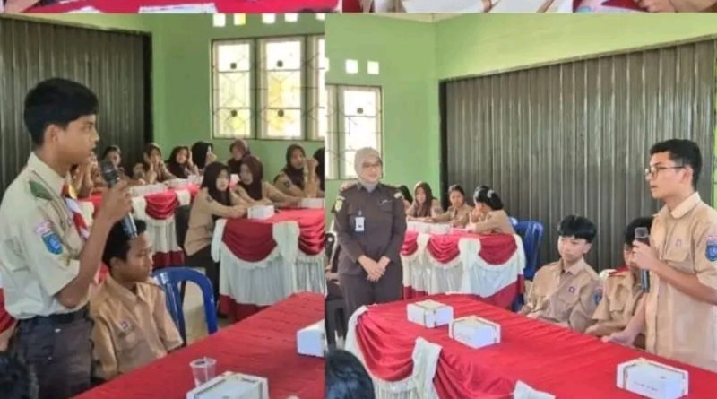 Jaksa Masuk Sekolah di SMAN 1 Singkep Barat, Edukasi Pelajar Kenali Hukum Sejak Dini