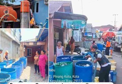 Distribusi Air Bersih di Tanjungpinang Tembus 533 Ton, Pemko Pastikan Penyaluran Terus Berlanjut