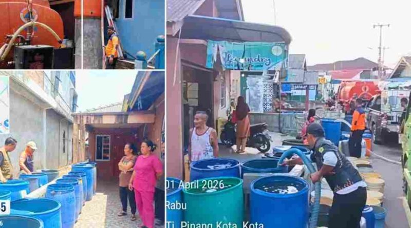 Distribusi Air Bersih di Tanjungpinang Tembus 533 Ton, Pemko Pastikan Penyaluran Terus Berlanjut
