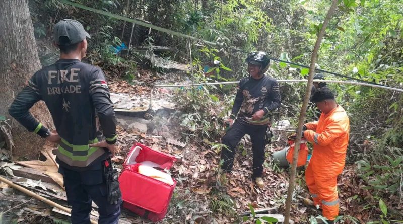 Evakuasi Sarang Lebah di Sumur Warga Lobam Bestari, Damkar Bertindak Cepat