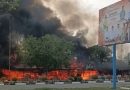 Tiga Lapak Kuliner di Coastal Area Karimun Hangus Terbakar, Diduga Akibat Kebocoran Gas
