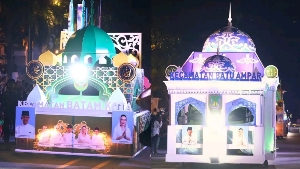 Ribuan Warga Semarakkan Pawai Takbir Iduladha 1447 H, Li Claudia Ajak Doakan Jemaah Haji