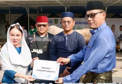 Sapi Kurban Bantuan Presiden Prabowo & Wali Kota Batam Diserahkan ke Masjid Agung