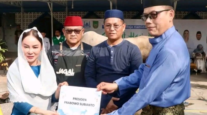 Sapi Kurban Bantuan Presiden Prabowo & Wali Kota Batam Diserahkan ke Masjid Agung