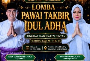 Idul Adha 1447 H, Pemkab Bintan Laksanakan Pawai Takbir di Bintan Timur dan Salat Id di Toapaya
