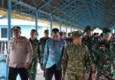 Kapolres Lingga Sambut Kunjungan Kerja Pangkogabwilhan I di Pelabuhan Jagoh