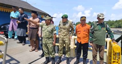 Sekda Lingga Sambut Kunker Pangkogabwilhan I, Tinjau Program Ketahanan Pangan di Desa Mepar