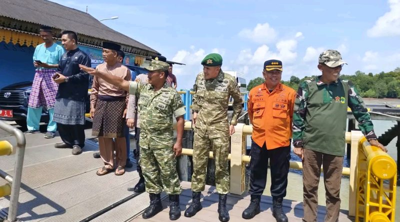 Sekda Lingga Sambut Kunker Pangkogabwilhan I, Tinjau Program Ketahanan Pangan di Desa Mepar