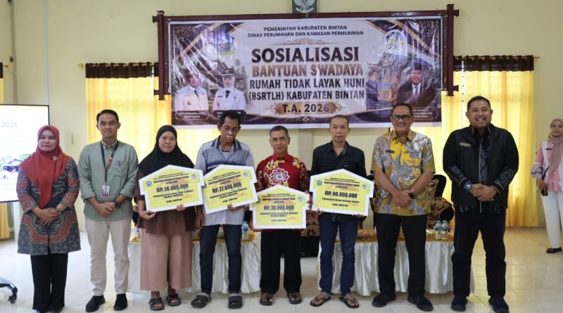 Pemkab Bintan Sosialisasikan Program BSRTLH 2026, 44 Unit Rumah Siap Direhabilitasi