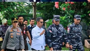 Bupati Karimun Sambut DANKODAERAL IV, Ungkap Penyelundupan Sabu dan Ekstasi dari Malaysia Digagalkan