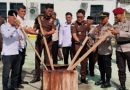 Kejari Lingga Musnahkan Barang Bukti Kejahatan