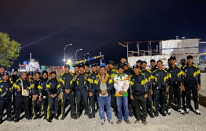 Kontingen Bintan Tiba di Karimun, Siap Berburu Medali pada POPDA X Kepri 2026